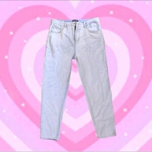 Momokrom kawaii light wash mom jeans